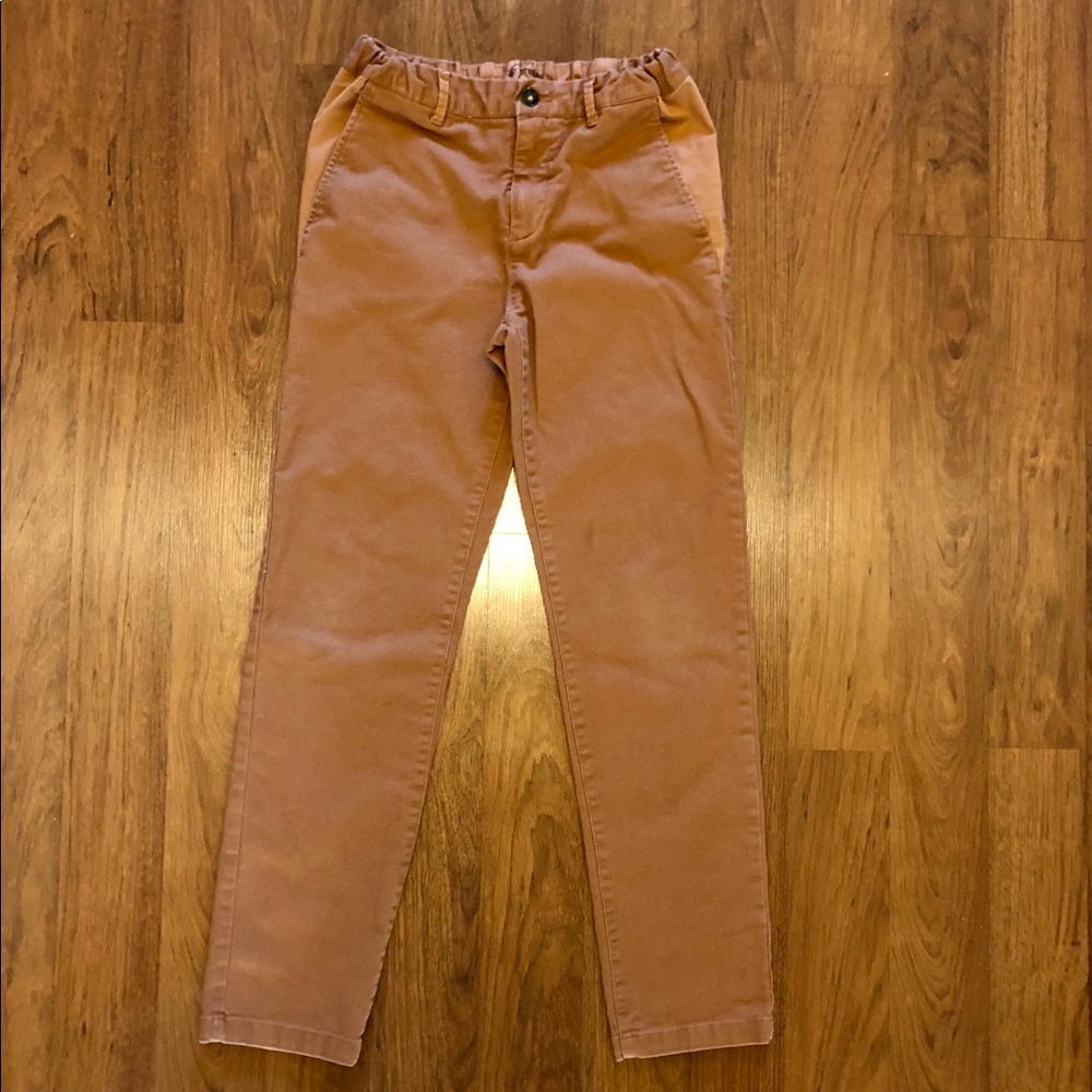 Boys Class Act Skinny Leg Khaki Pants
